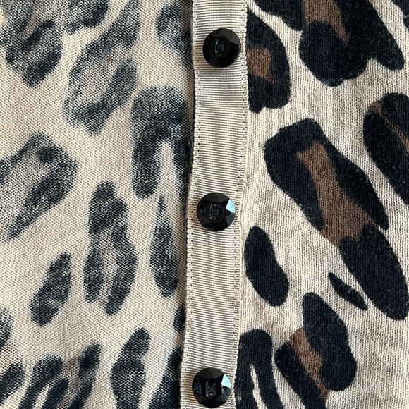 DANIER leopard print cardigan - Picture 3 of 4